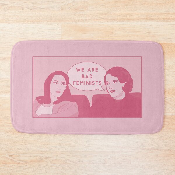 Item preview, Fleabag We Are Bad Feminists Comic Pink Pastel Illustration designed and sold by tremendoustees.