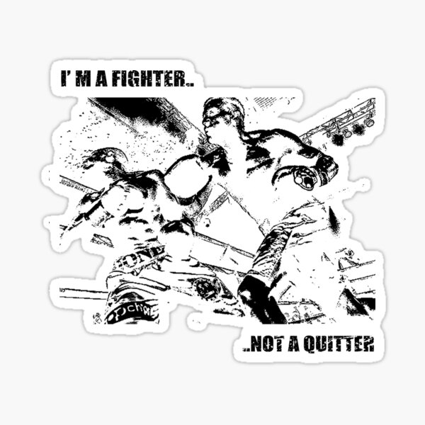 Vista previa del artículo con la obra «Soy un luchador..», diseñado y vendido por gian92nis.