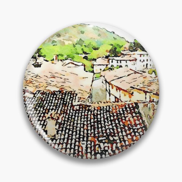 Item preview, Fognano: cityscape with roofs designed and sold by Giuseppe Cocco.