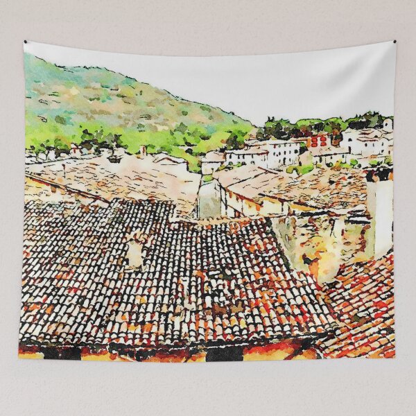 Item preview, Fognano: cityscape with roofs designed and sold by Giuseppe Cocco.
