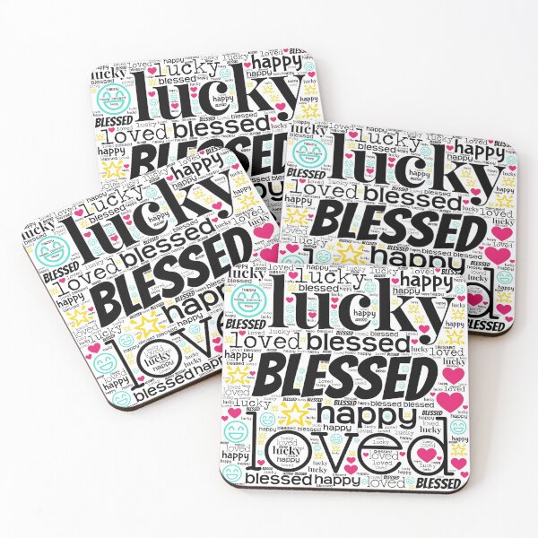 Item preview, Happy Blessed Lucky Loved designed and sold by frankie5368.