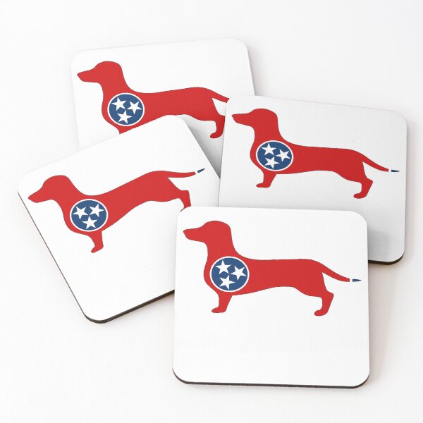 Item preview, Tennessee Dachshund Flag designed and sold by Wienerful.