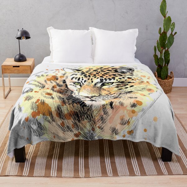 Item preview, Increíble ilustración de un leopardo designed and sold by kalud-zoldyck.