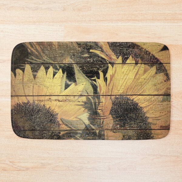 Item preview, Rustic Yellow Sunflower Flower Country Art Cottage Chic A022 designed and sold by byNicol.
