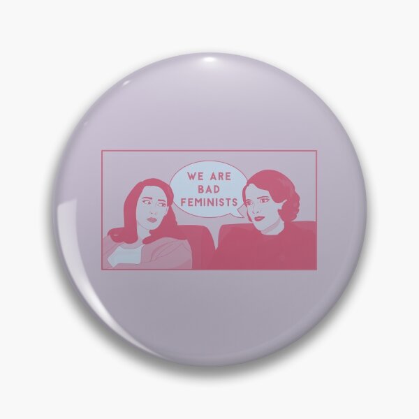 Item preview, Fleabag We Are Bad Feminists Comic Blue Pink Pastel Illustration designed and sold by tremendoustees.