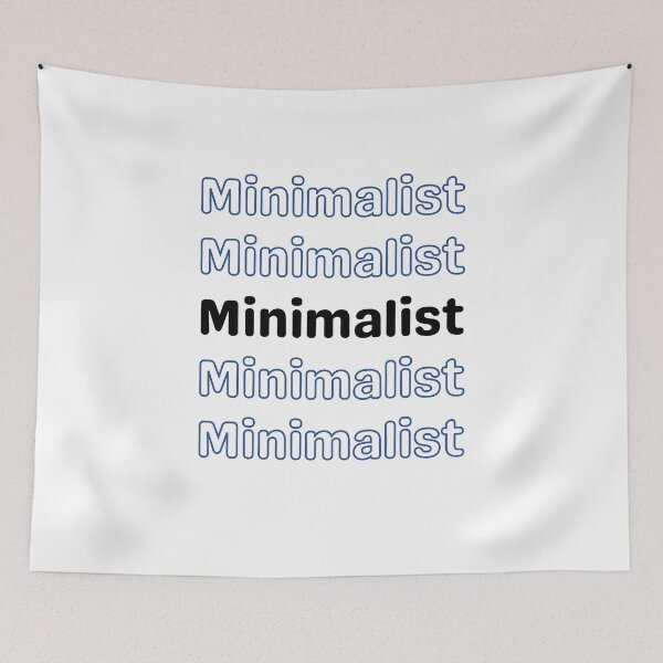 Item preview, Minimalist repeated text designed and sold by PF-creations.