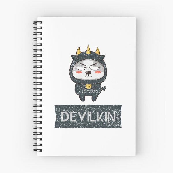 Item preview, Devilkin- cute little devil baby dog with horns designed and sold by josephsteez.