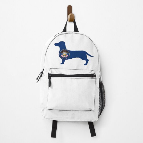 Item preview, Utah Dachshund Flag designed and sold by Wienerful.