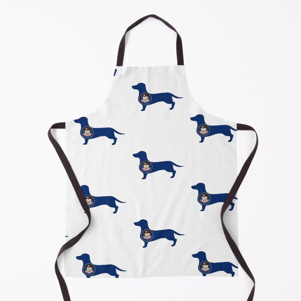 Item preview, Utah Dachshund Flag designed and sold by Wienerful.