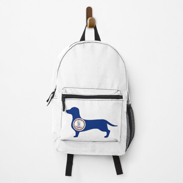 Item preview, Virginia Dachshund Flag designed and sold by Wienerful.