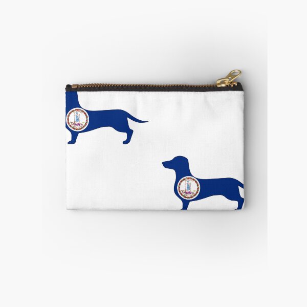 Item preview, Virginia Dachshund Flag designed and sold by Wienerful.