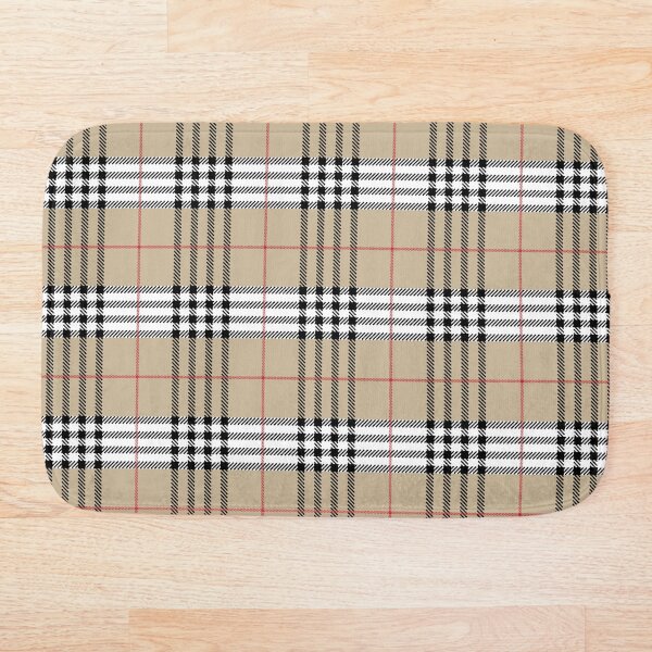 Scottish Tartan plaid pattern Bath Mat