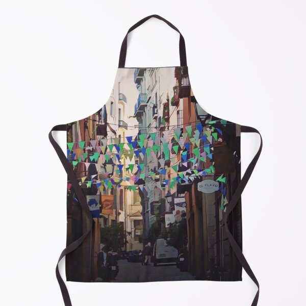 Item preview, Barcelona Streets Illustration designed and sold by tremendoustees.
