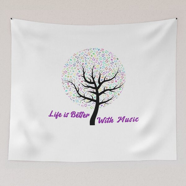 Item preview, Life is better with singing  (tree) designed and sold by Fit & Fun  Gallery.