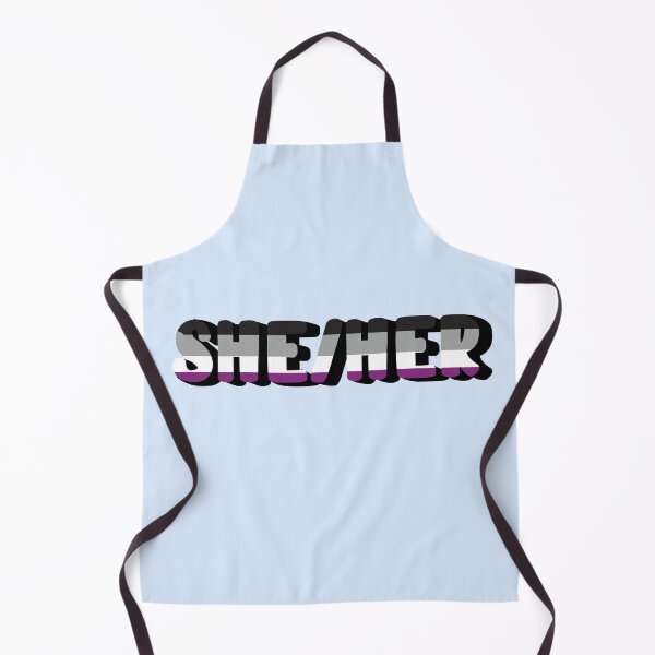 Item preview, Asexual Pride Flag She/Her Pronoun designed and sold by EuropaPrints.