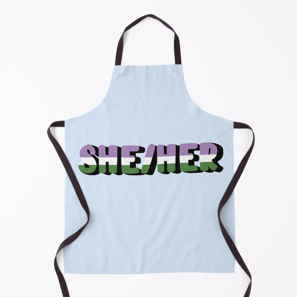 Item preview, Gender Queer Pride Flag She/Her Pronoun designed and sold by EuropaPrints.