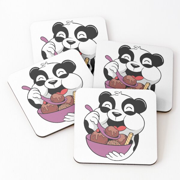 Artikelvorschau, Netter Panda, der Eis isst entworfen und verkauft von OnepixArt.