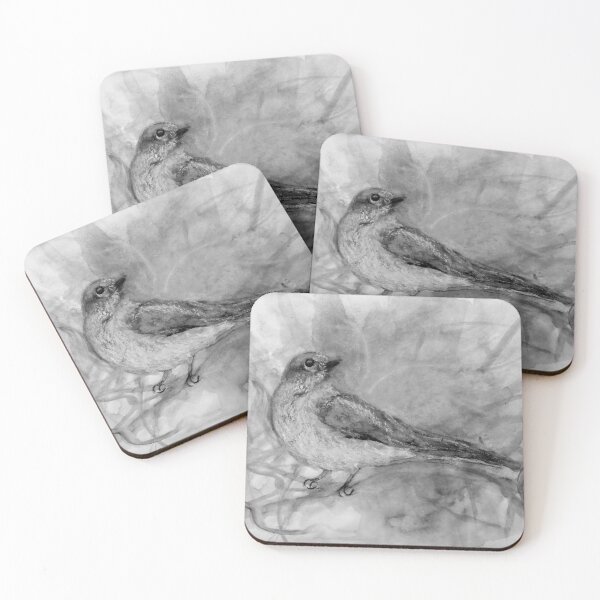 Item preview, Brilliant Bird (in black and white) designed and sold by Sandisart.