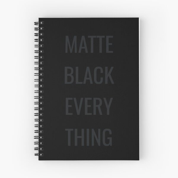 Item preview, Matte Black Everything designed and sold by wholesomegothic.