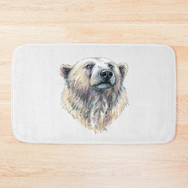 Item preview, Watercolor portrait of Polar Bear  designed and sold by kalud-zoldyck.