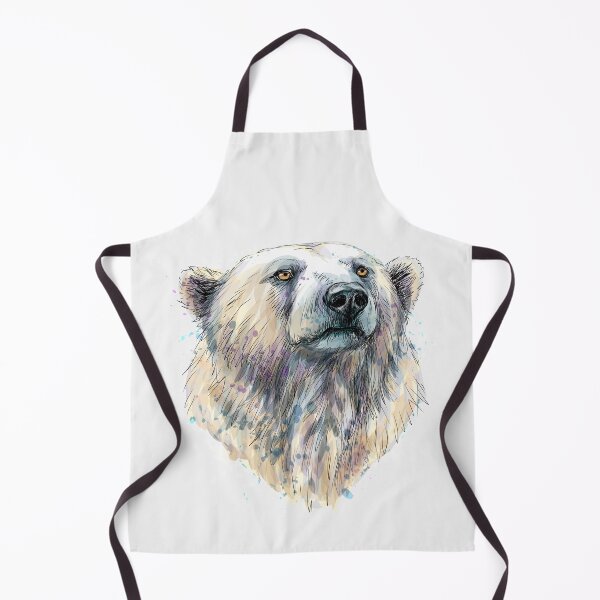 Item preview, Watercolor portrait of Polar Bear designed and sold by kalud-zoldyck.