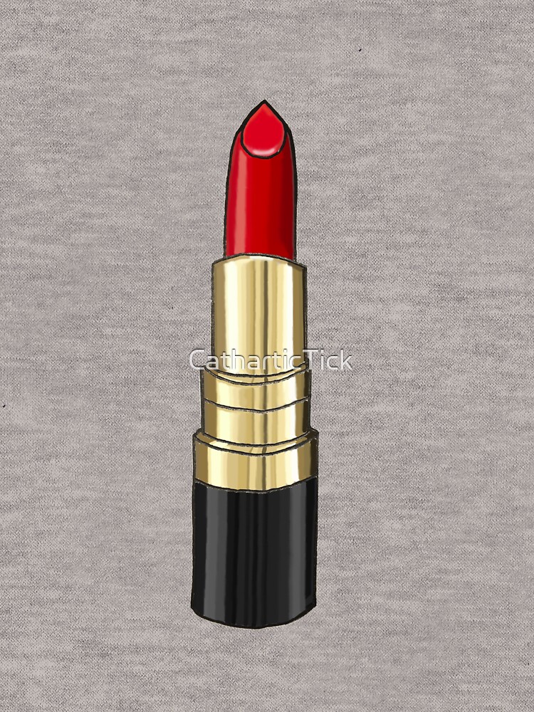 Classic Red Lipstick Sticker for Sale by CatharticTick