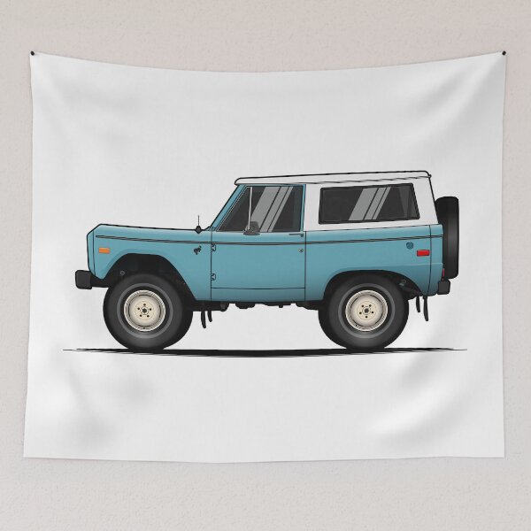 Item preview, Bronco 4x4 Blue designed and sold by mapurito.