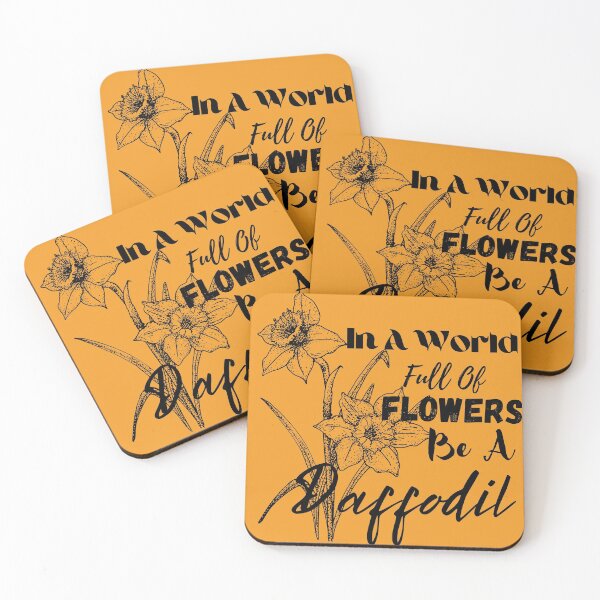 Item preview, In a World Full of Flowers Be a Daffodil |Short Inspirational Quotes on Life designed and sold by wodra.