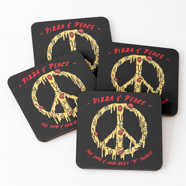 Item preview, Pizza & Peace - The 2nd & 3rd Best "P" Things designed and sold by alancrapopod.