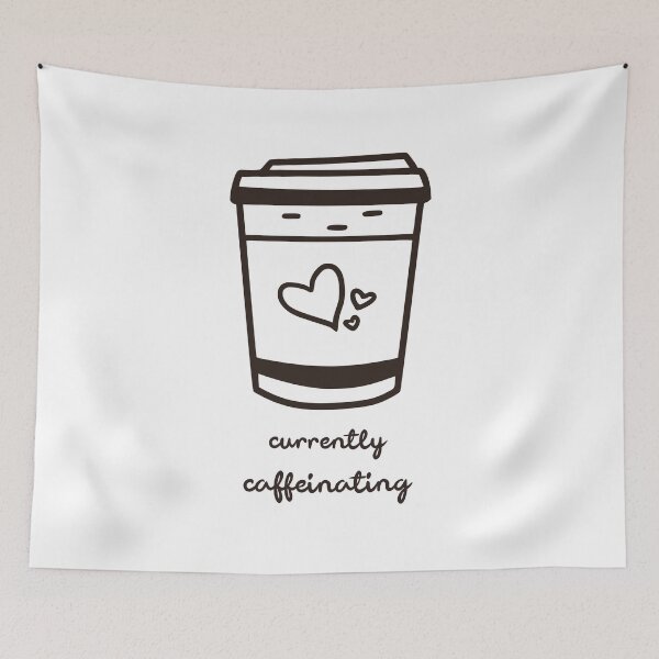 Item preview, Currently Caffeinating designed and sold by RiseandShineTee.