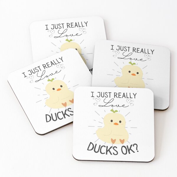 Item preview, I Just Really Like Ducks Okay?  designed and sold by ThoughtJumble.