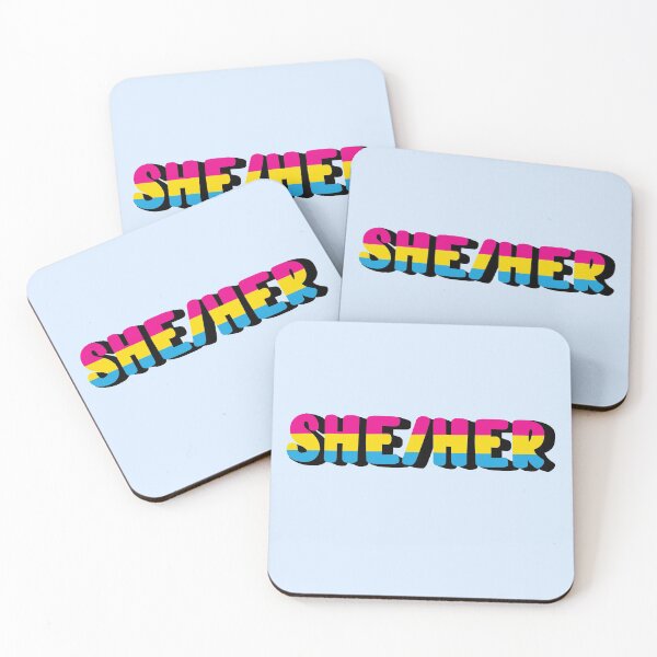 Item preview, Pansexual Pride Flag She/Her Pronoun designed and sold by EuropaPrints.