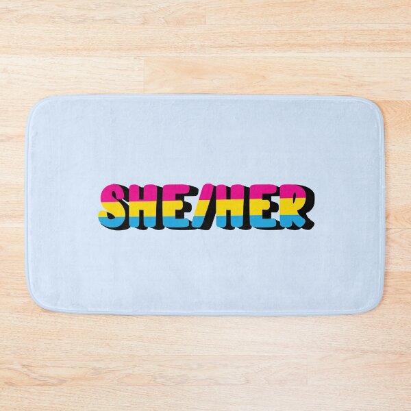 Item preview, Pansexual Pride Flag She/Her Pronoun designed and sold by EuropaPrints.