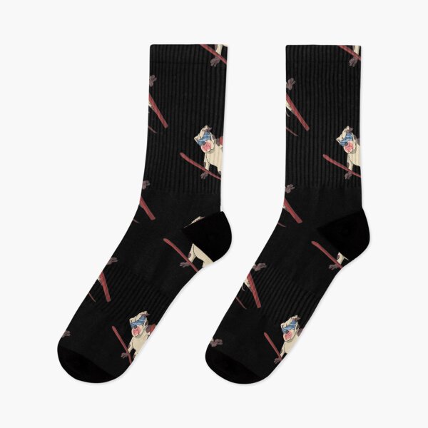 Item preview, Bulldog dog on ski jumping designed and sold by Monkey Ful.
