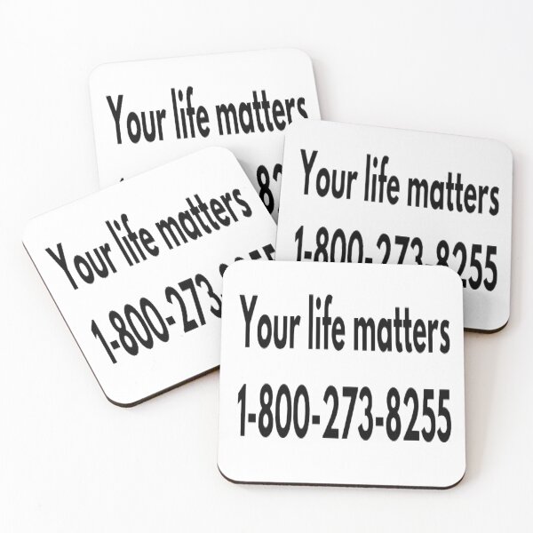 Item preview, Suicide Hotline - Your Life Matters designed and sold by Kate_Create.