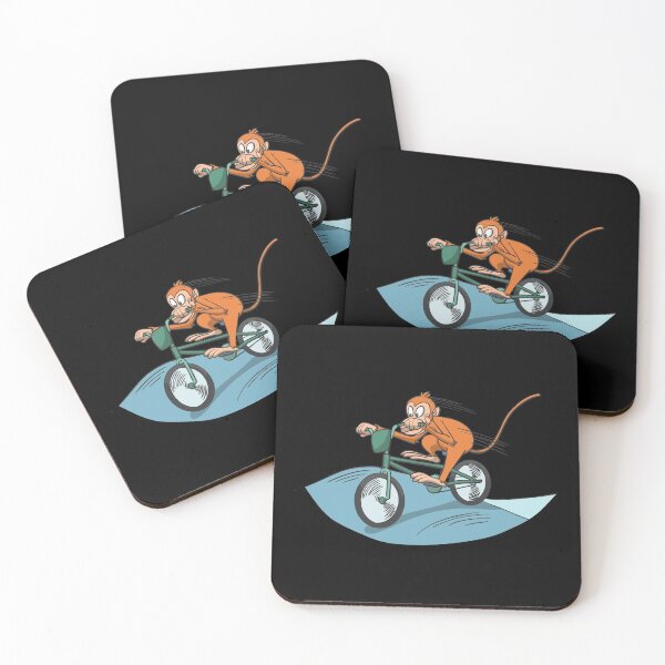 Item preview, Monkey On Bike Race For Bicycle Fans designed and sold by Monkey Ful.