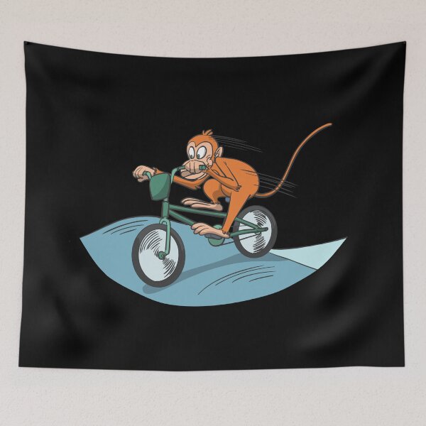 Item preview, Monkey On Bike Race For Bicycle Fans designed and sold by Monkey Ful.