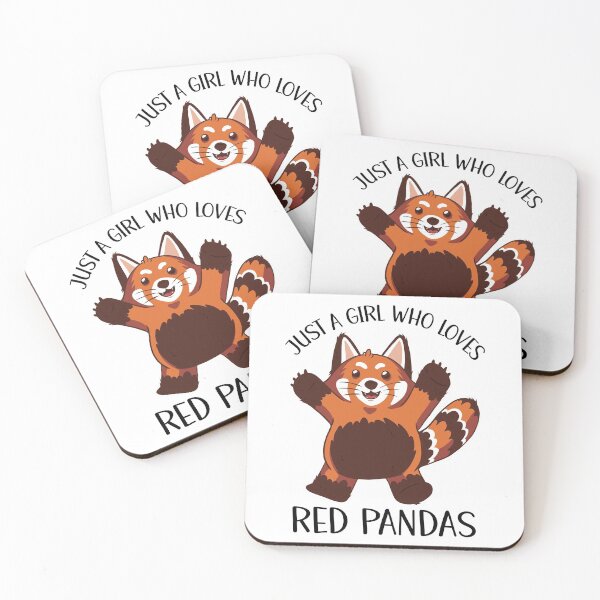 Item preview, Just A Girl Who Loves Red Pandas designed and sold by OnepixArt.