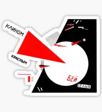 El Lissitzky - Beat the Whites Sticker