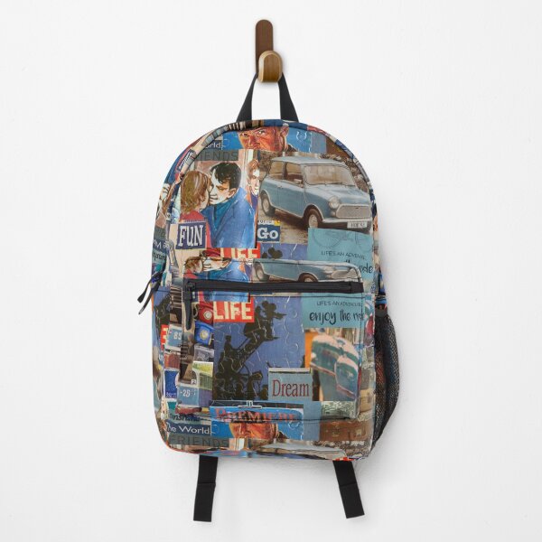 Item preview, Blue Retro Art Collage designed and sold by EdenLiving.