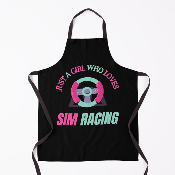 Item preview, Just A Girl Who Loves Sim Racing designed and sold by TeePartyHost.