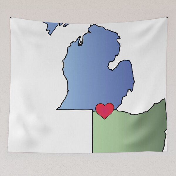 Item preview, michigan and ohio designed and sold by Gwenvell.