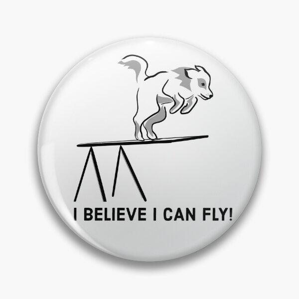 Item preview, Agility Dog Flying Off Teeter designed and sold by CorgiButtMedia.