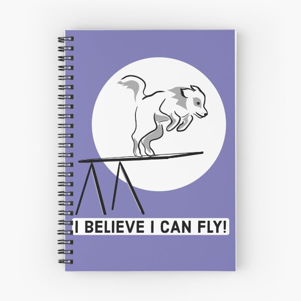 Item preview, Agility Dog Flying Off Teeter designed and sold by CorgiButtMedia.