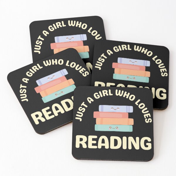 Item preview, Just A Girl Who Loves Reading designed and sold by TeePartyHost.
