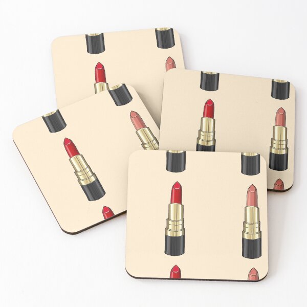 Item preview, Red and Nude Lipsticks designed and sold by CatharticTick.