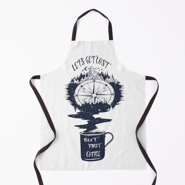 Item preview, Let's Get Lost, But First Coffee designed and sold by mehdi-bianco.