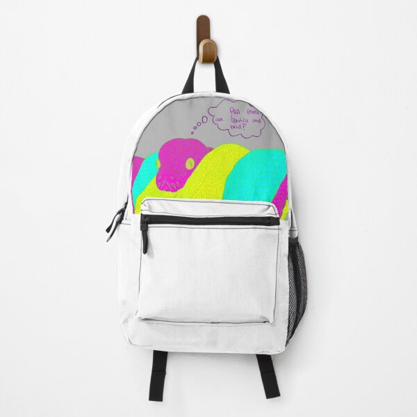 Item preview, Pansexual/romantic pride flag snake designed and sold by hues-of-purple // Izzy/Isabel.