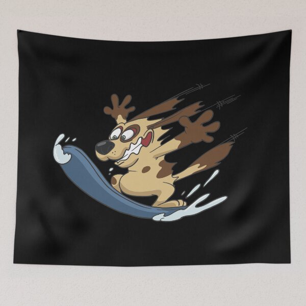 Item preview, Winter sport dog on snowboard  designed and sold by Monkey Ful.