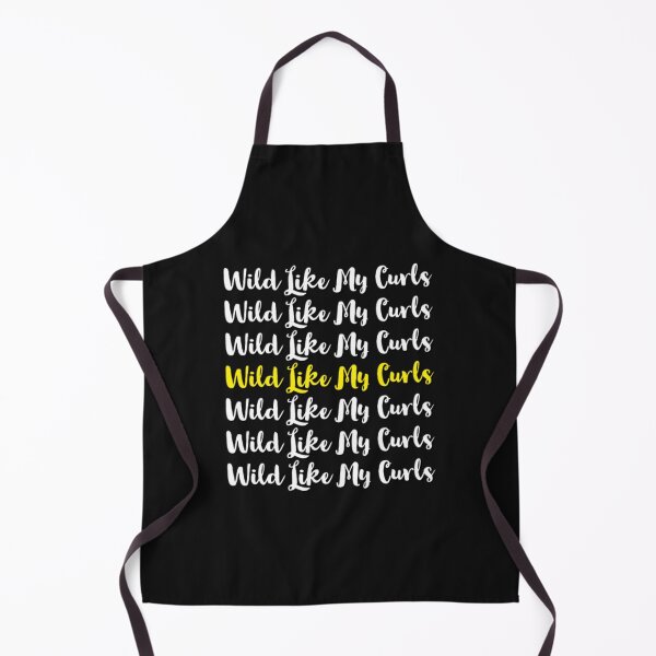 Item preview, Wild Like My Curls Repeating Yellow Font designed and sold by SacredsDesigns.